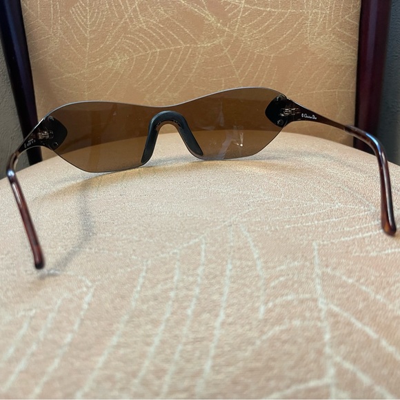 Christian Dior Authentic Meteore Shield Sunglasses in brown, EUC - Picture 9 of 11